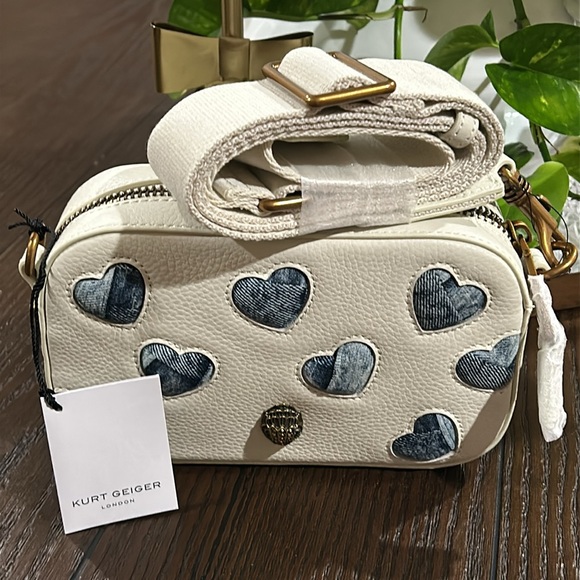 KURT GEIGER  NWT GUITAR STRAP CROSSBODY - Picture 2 of 3